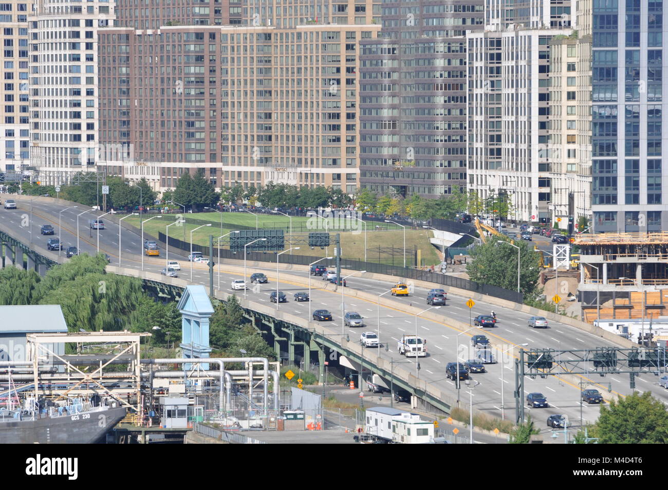 West Side von Manhattan in New York Stockfoto