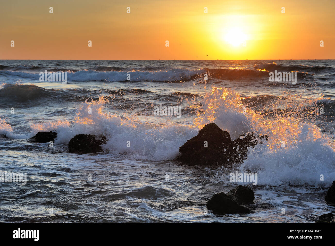 Pisten der Golanhöhen Stockfoto