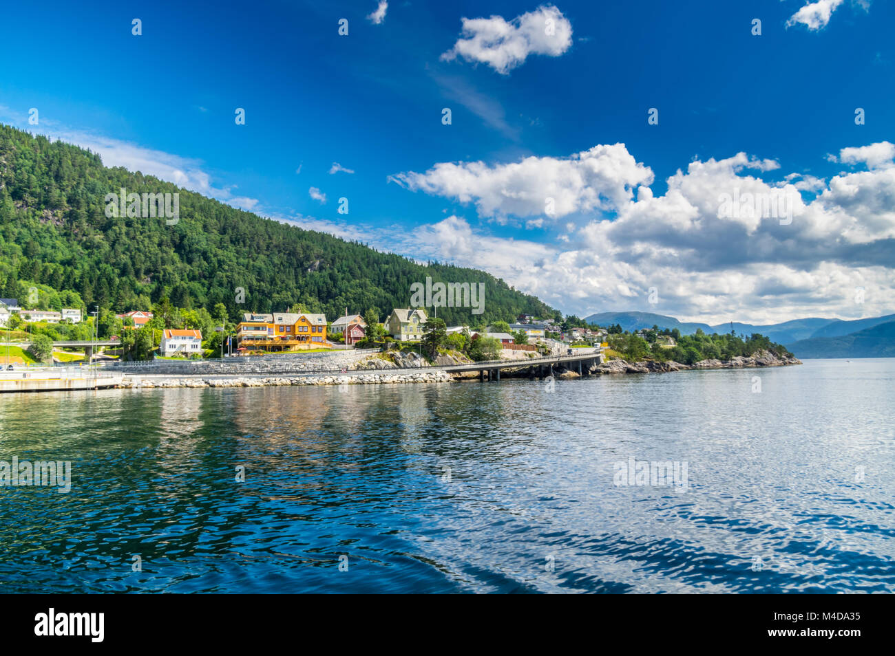 Sommer Landschaft in Norwegen Stockfoto