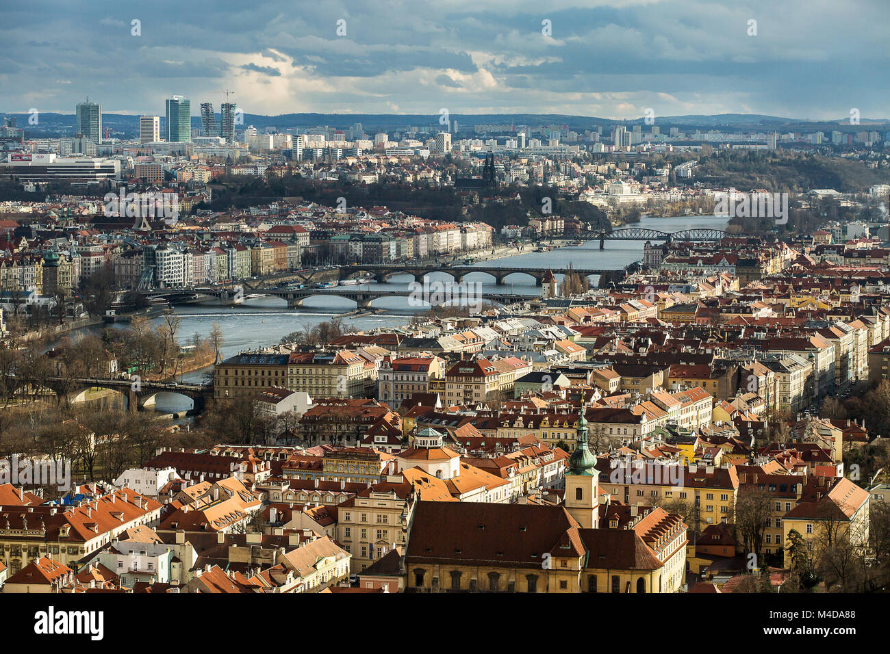 Stadt Prag. Stockfoto