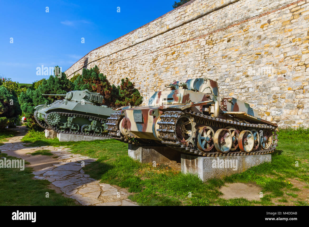 Militärmuseum in Kalemegdan Belgrad - Serbien Stockfoto