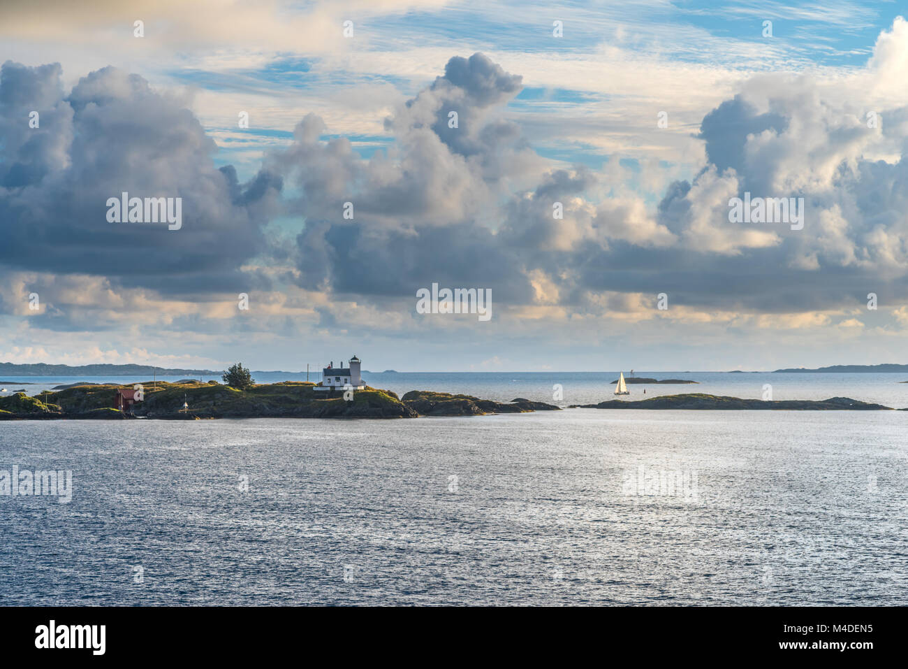 An der norwegischen Westküste Stockfoto