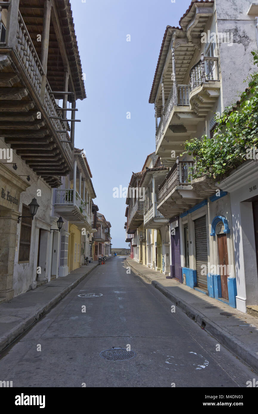 Cartagena, Kolumbien, Blick auf die Altstadt Stockfoto