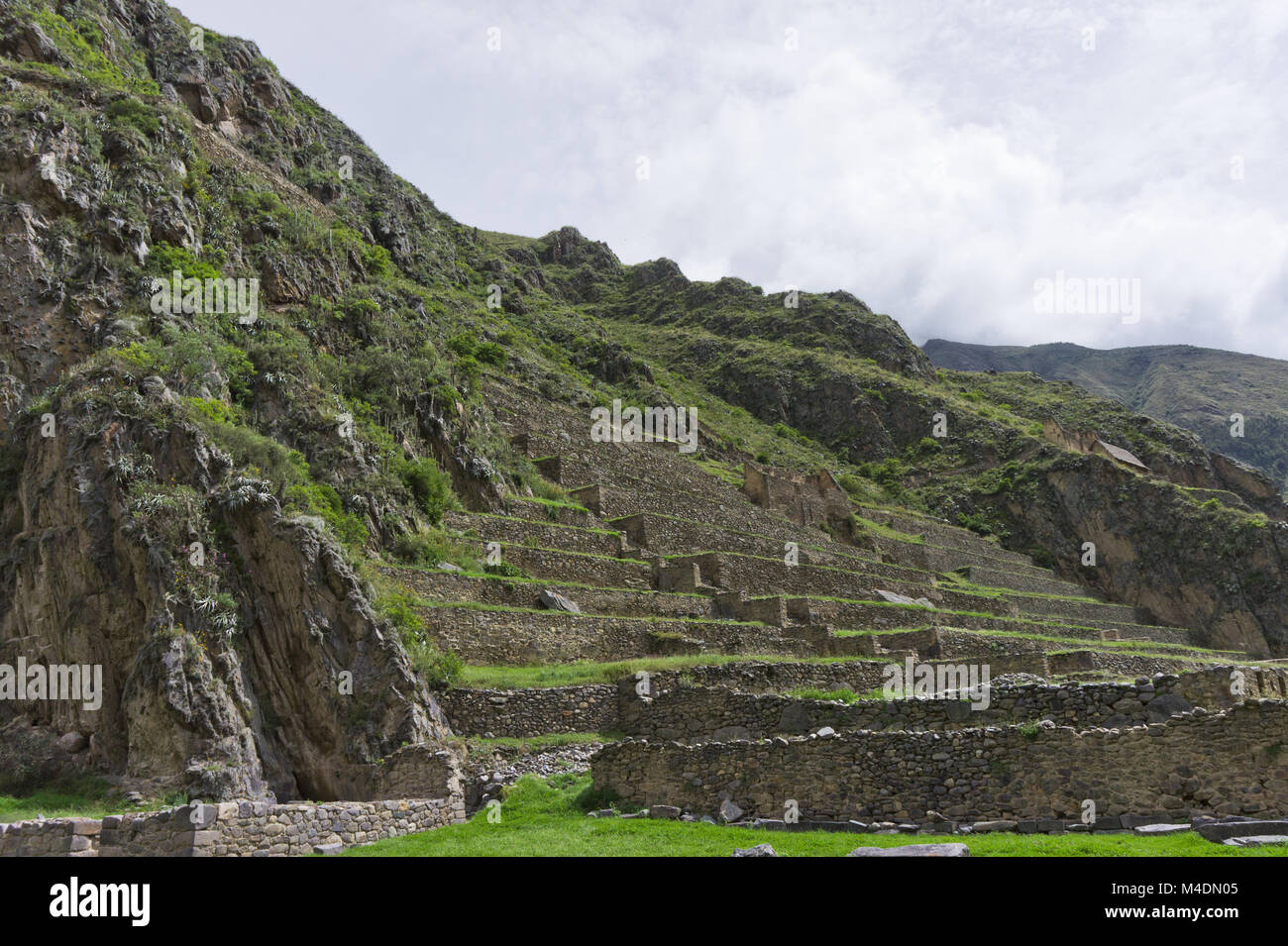 Heilige Tal, Peru, Cuzco Inca archäologische Stätte Stockfoto