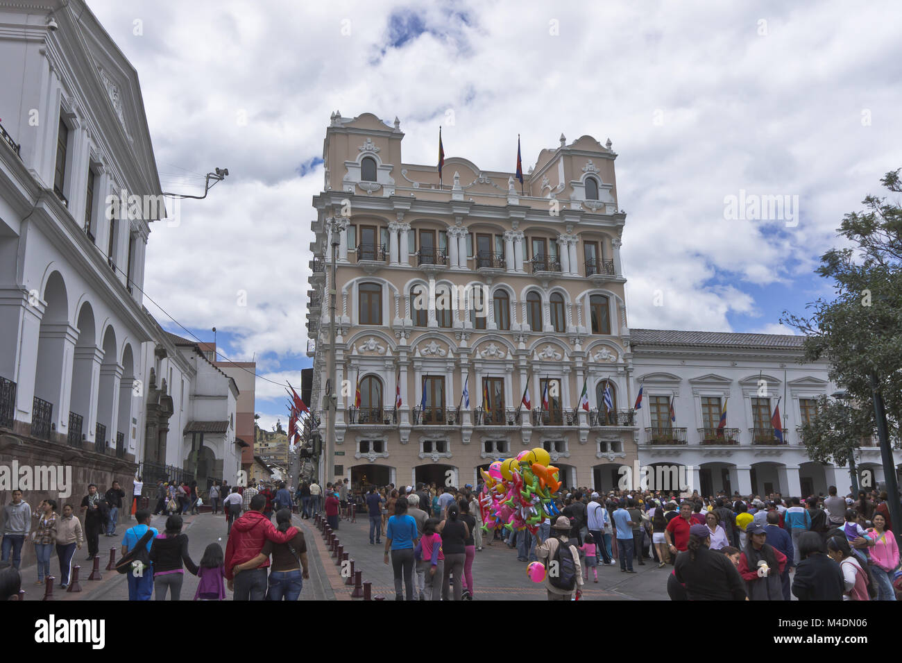 Quito, Ecuador, City Center View Stockfoto