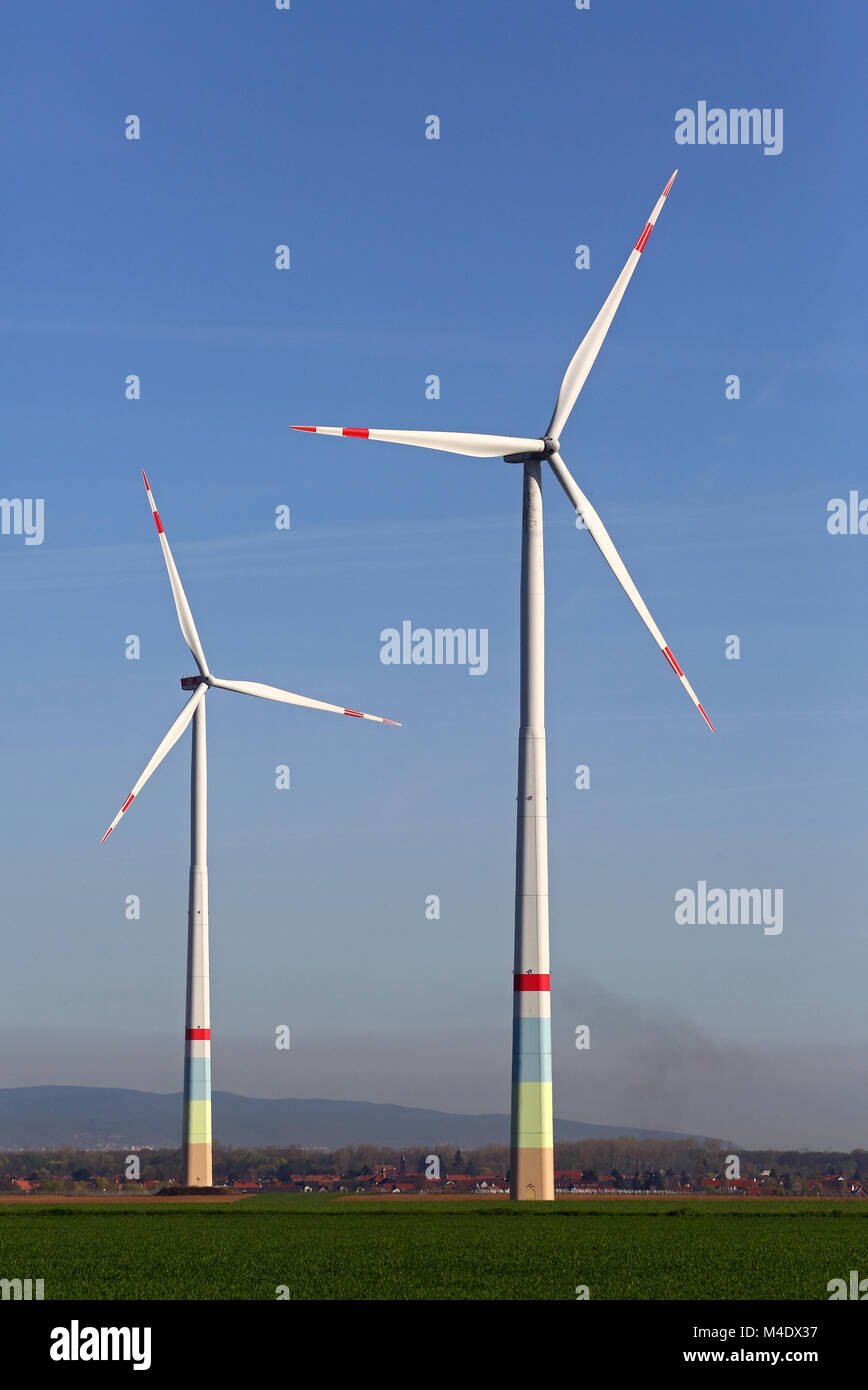 Windgenerator Stockfoto