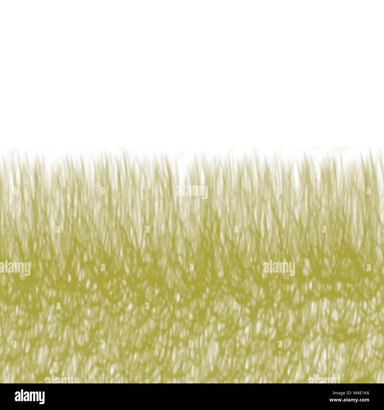 Olivgrün Aquarell grass pattern, Vector Illustration Stock Vektor