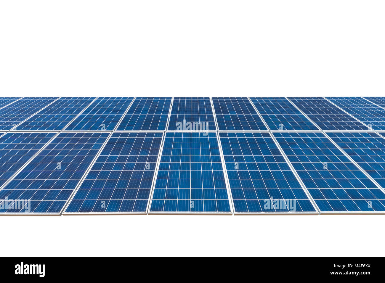 Solar-Panel isoliert Stockfoto