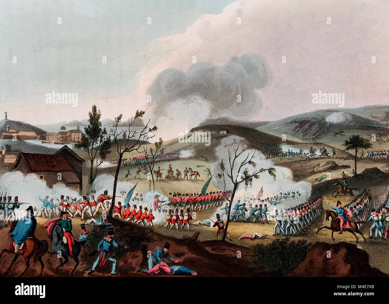 Schlacht von La Coruña, 17. Januar 1809 Stockfoto