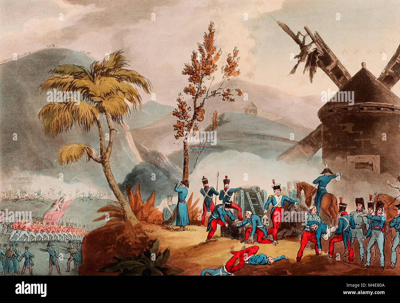 Schlacht von rolica - 17. August 1808 Stockfoto