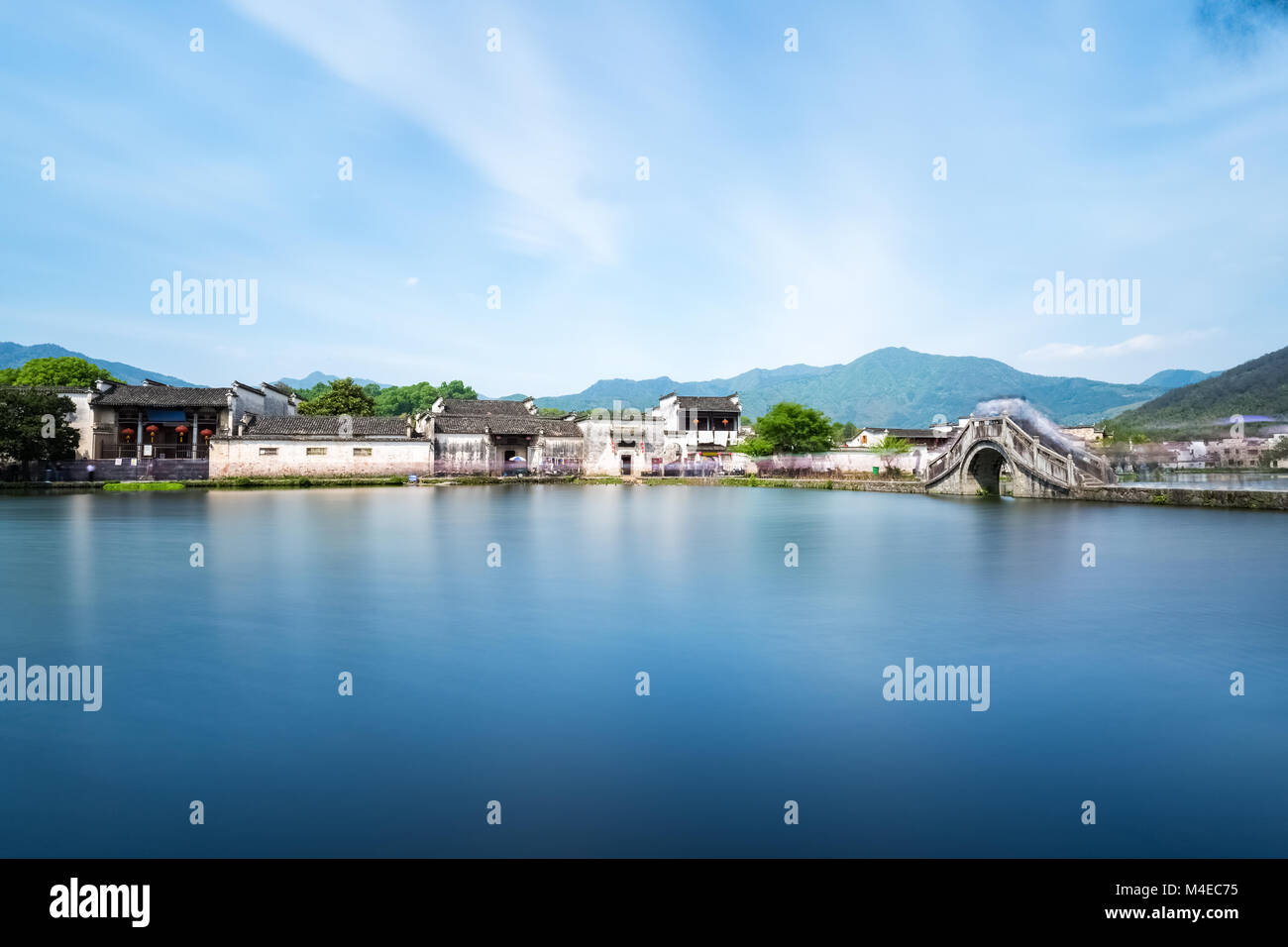 Schöne chinesische antike Dörfer Stockfoto