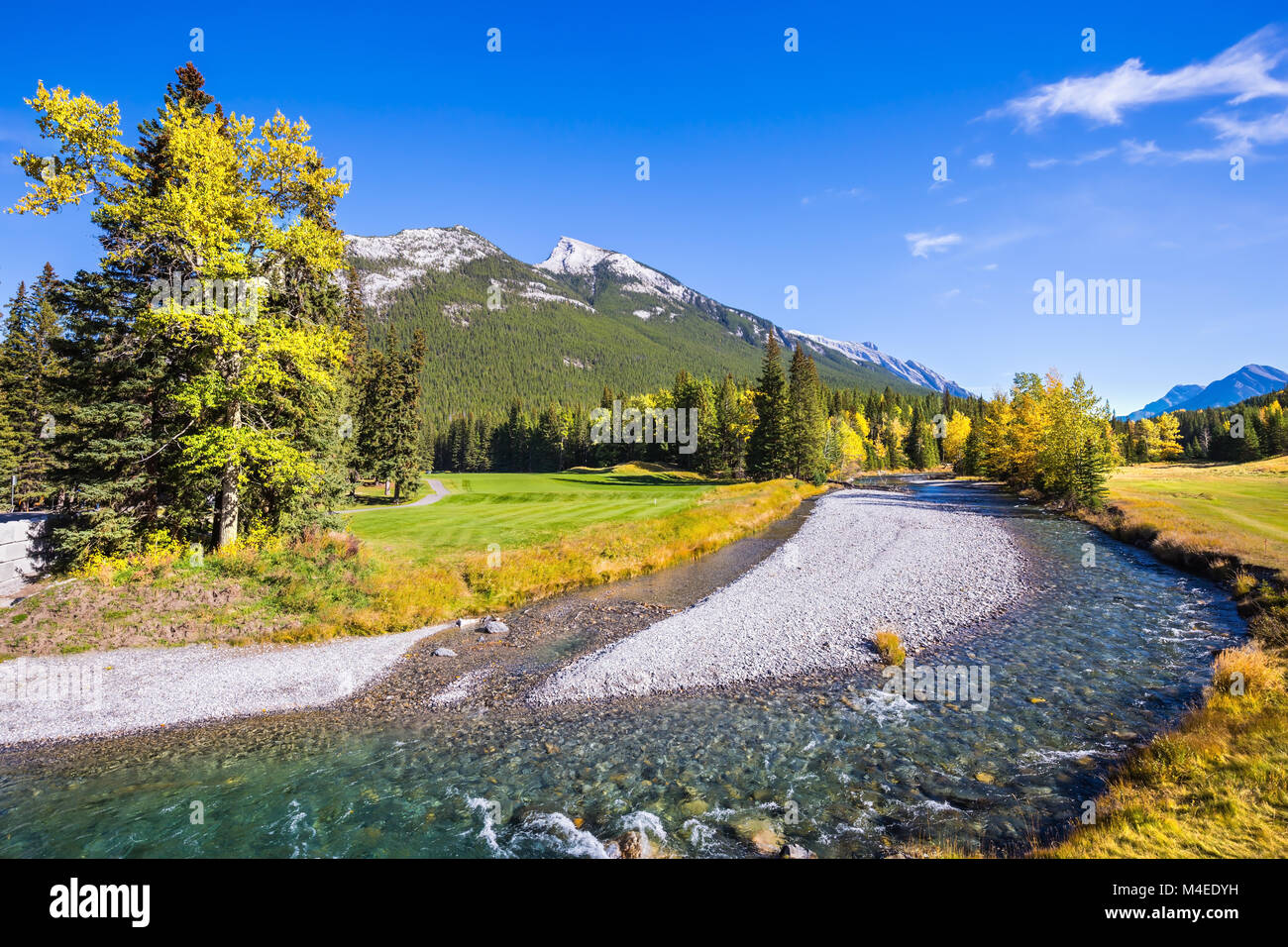 Schönen Rocky Mountains von Kanada Stockfoto