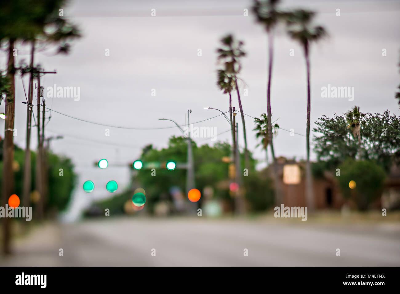 Stadt Laredo Texas City street Szenen Stockfoto