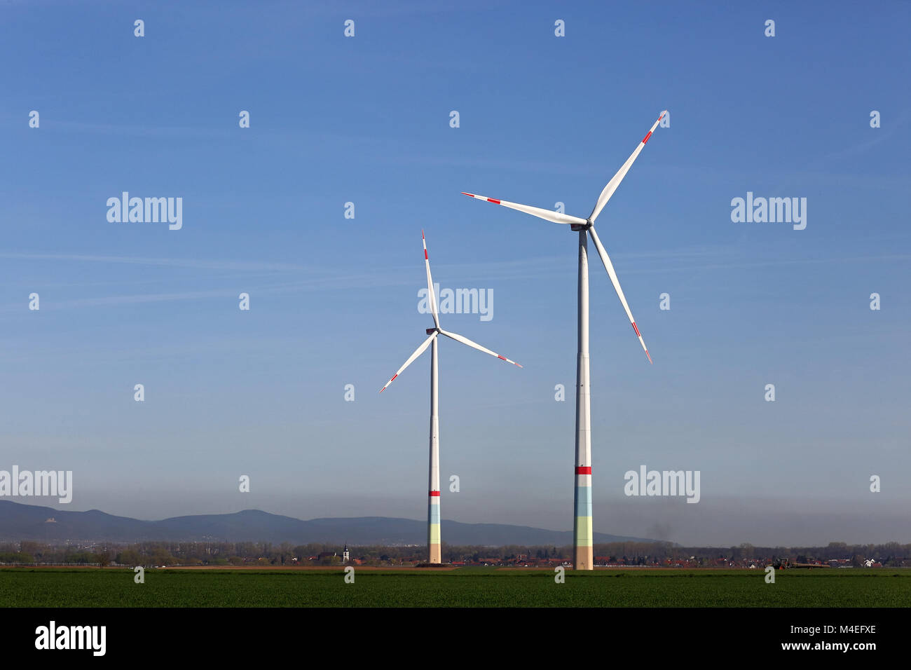 Windgenerator Stockfoto