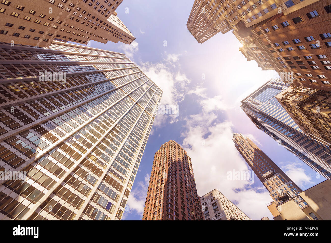 Mehrere office skyskrapers Stockfoto