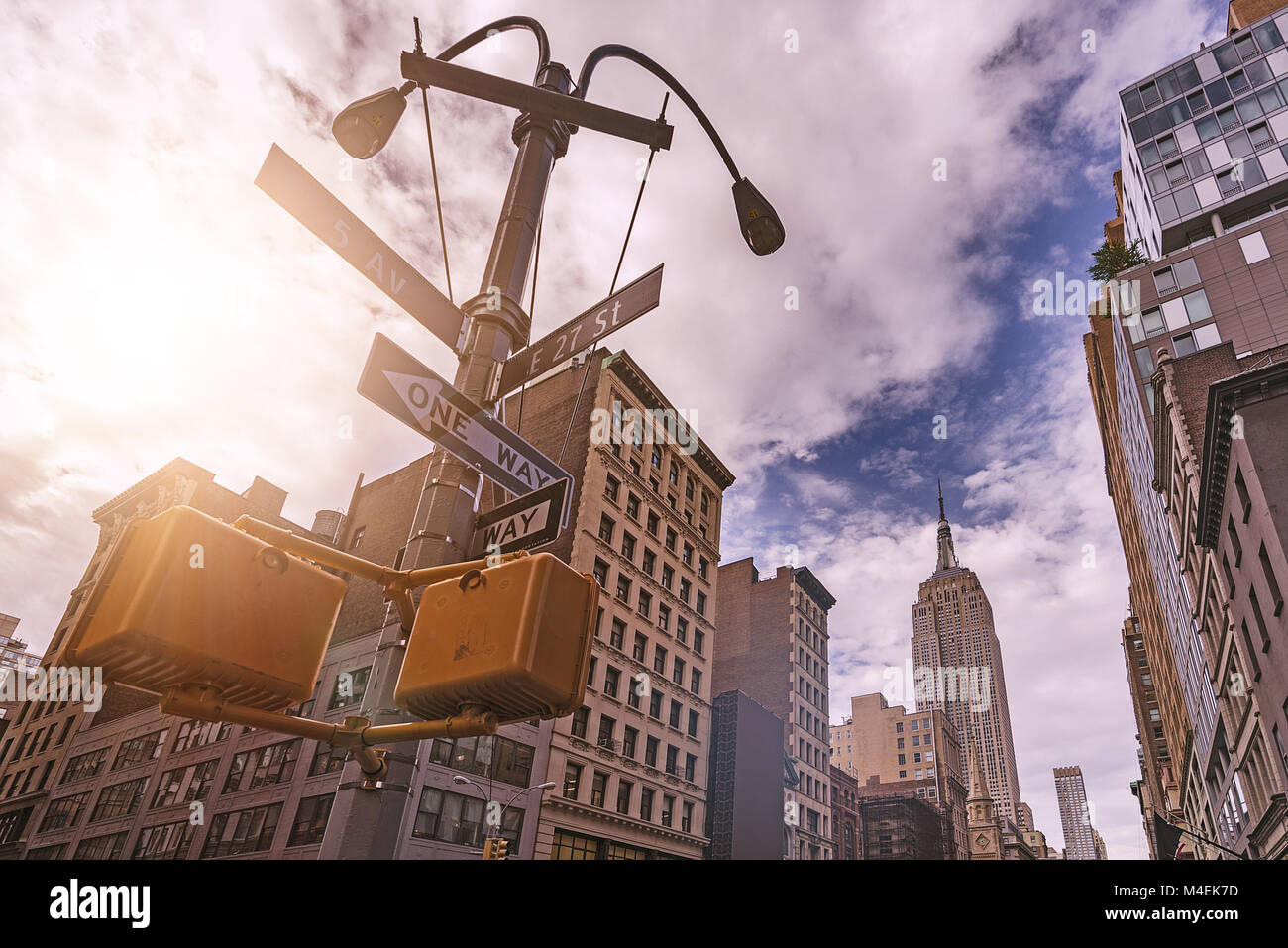 5Th Avenue Street Sign Stockfoto