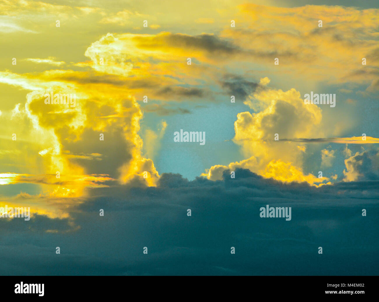 Abstrakte Wolkenbildung Stockfoto