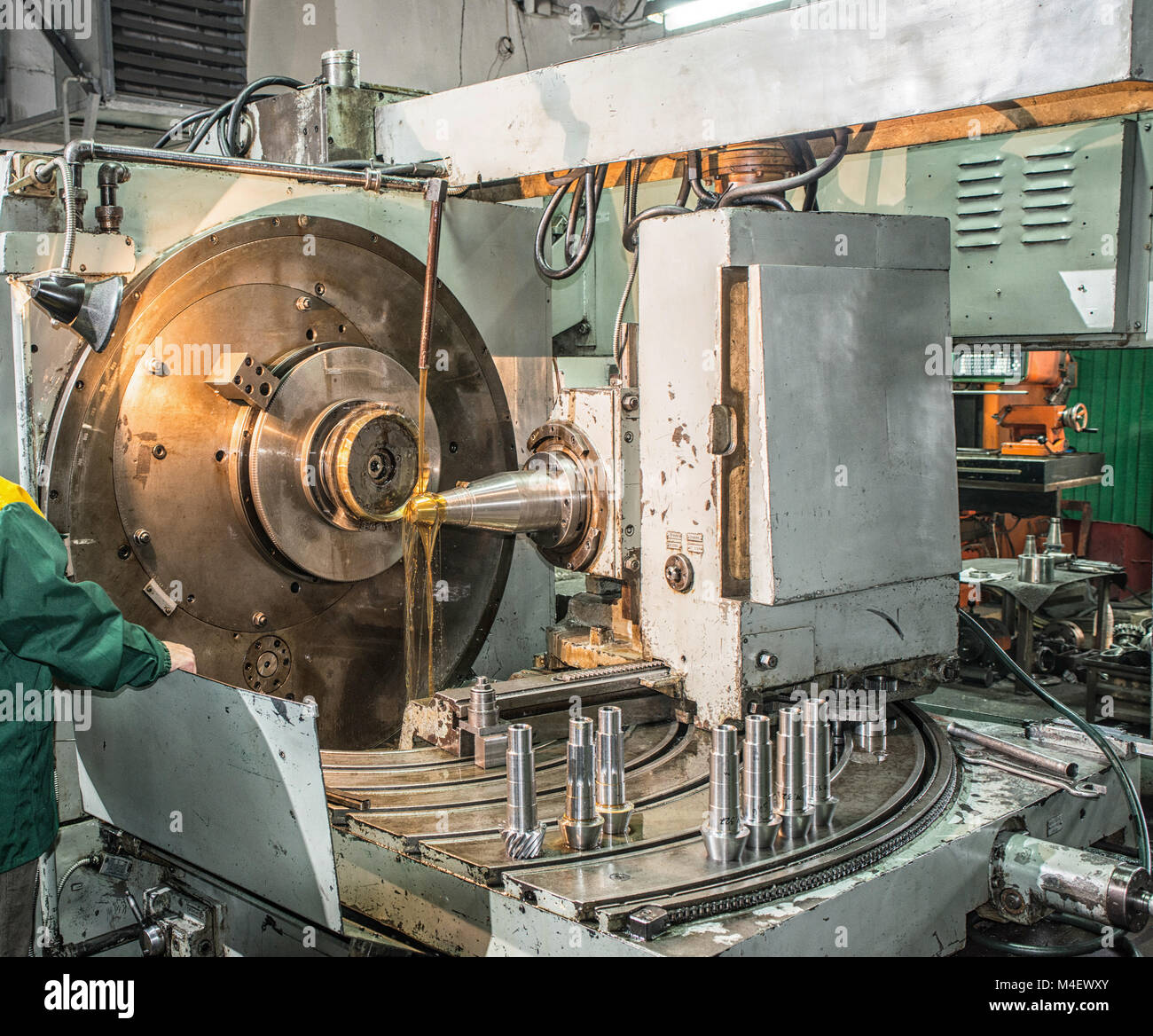 Drehmaschine Stockfoto