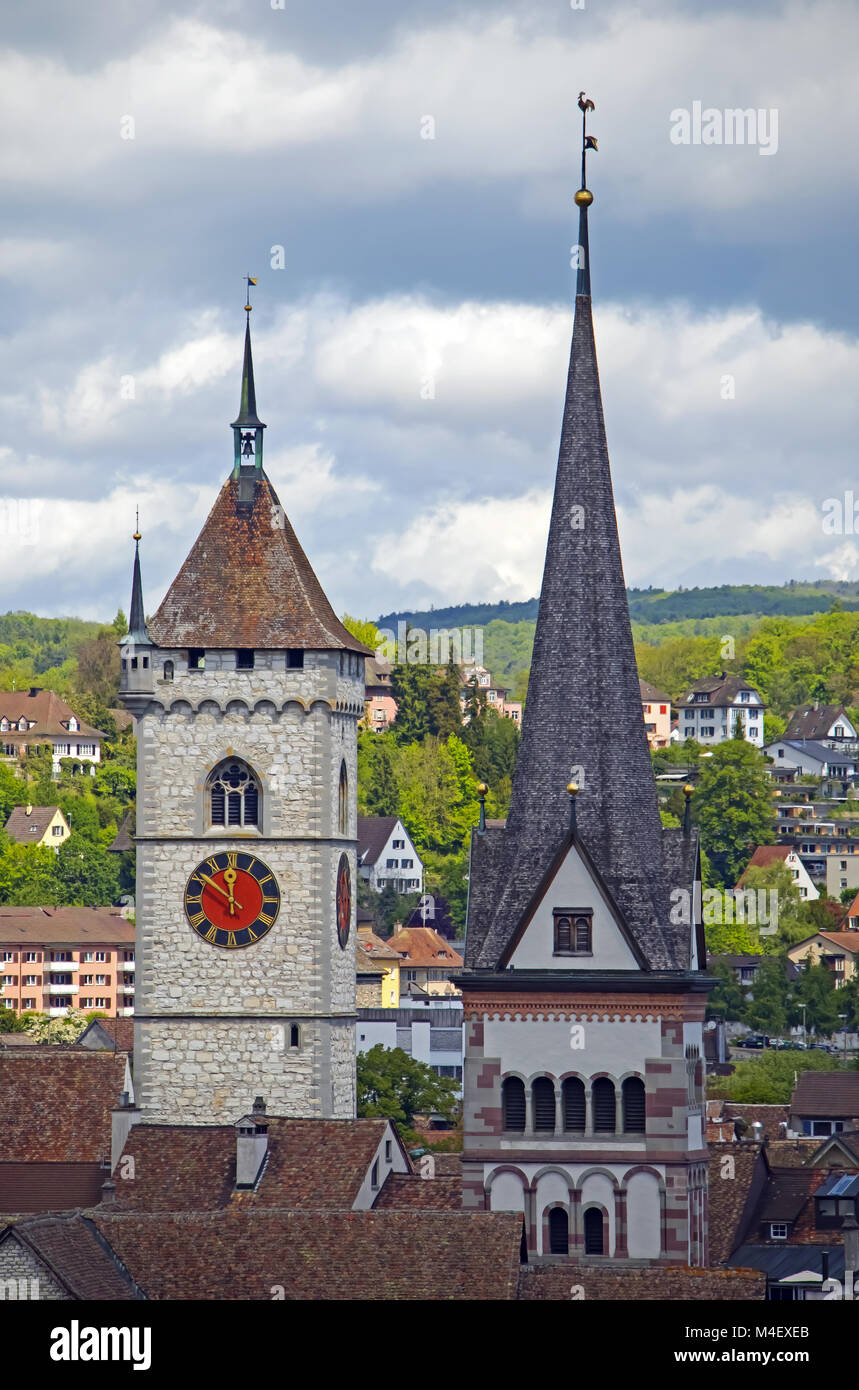 St. Johann und Münster Allerheiligen, Schaffhausen Schweiz Stockfoto