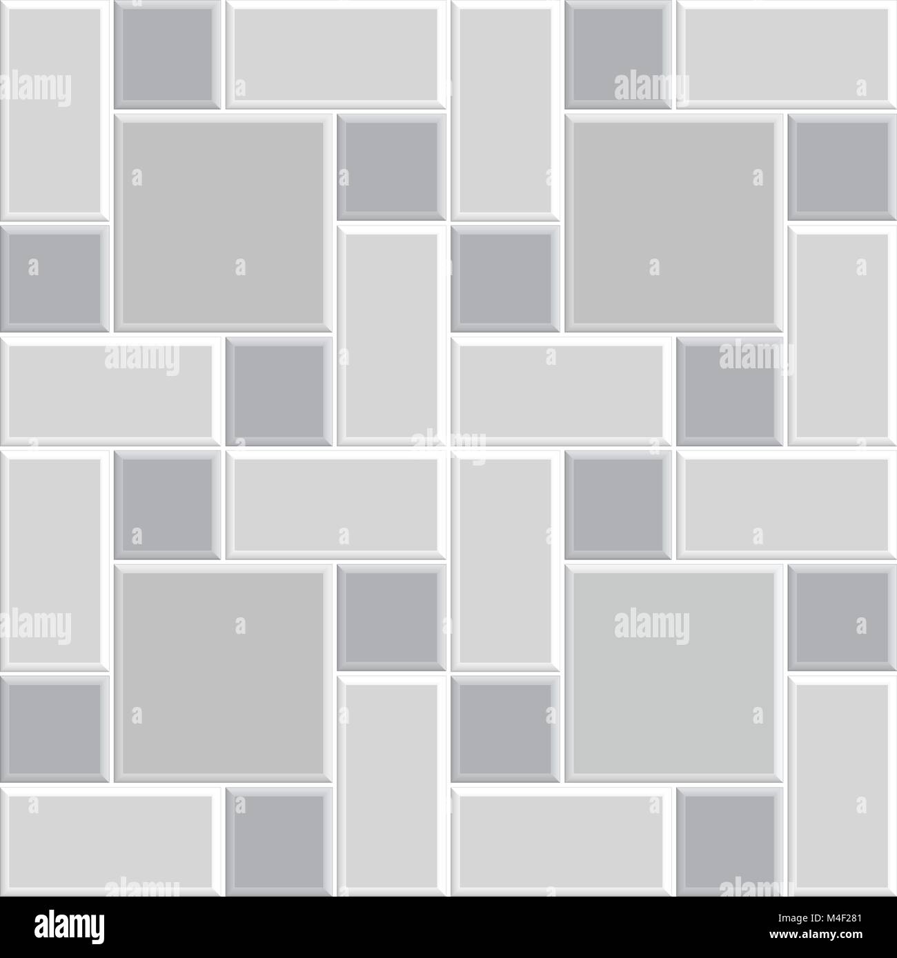 Moderne Fliesen Textur Muster Design Interieur 3d Vektor Stock Vektorgrafik Alamy