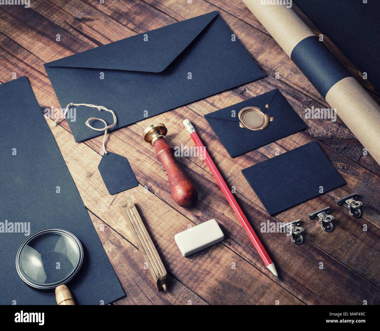 Vintage branding Vorlage Stockfoto