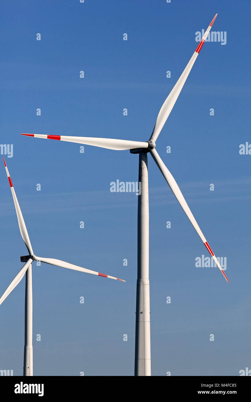 Windgenerator Stockfoto