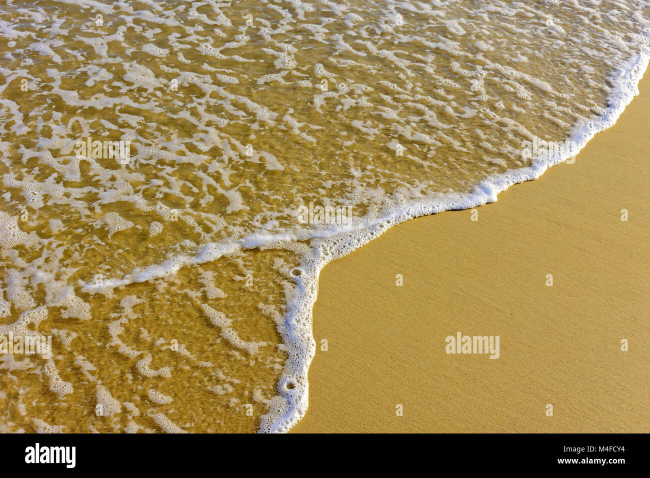 Wasser und sand Stockfoto