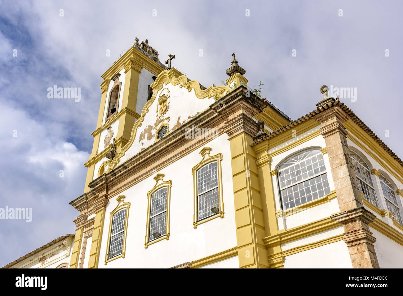 Alten und historischen Kirche in Pelorinho Salvador Stockfoto