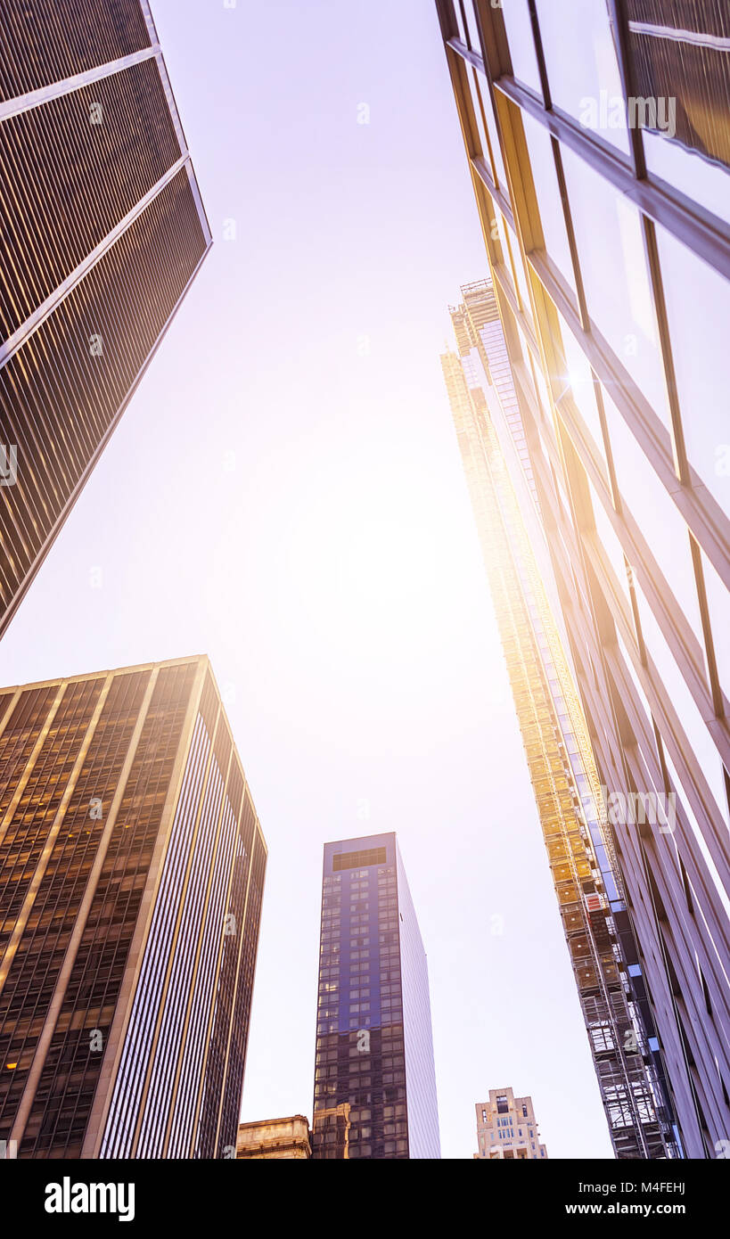 Mehrere office Towers Stockfoto