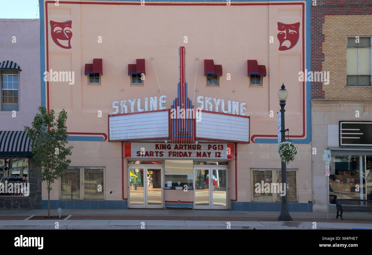 Skyline von Kino Canon Stadt in Colorado usa Stockfoto