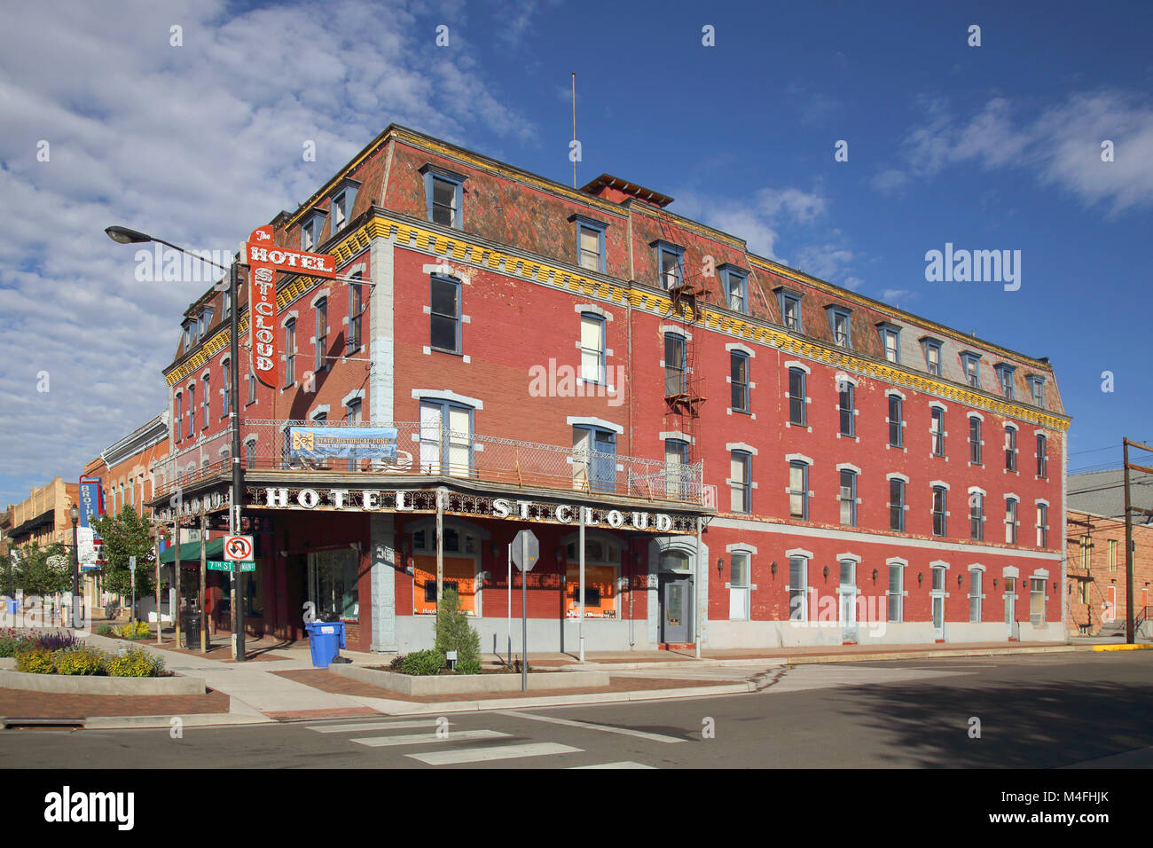 das alte Hotel in St. Cloud in Canon Stadt in Colorado usa Stockfoto