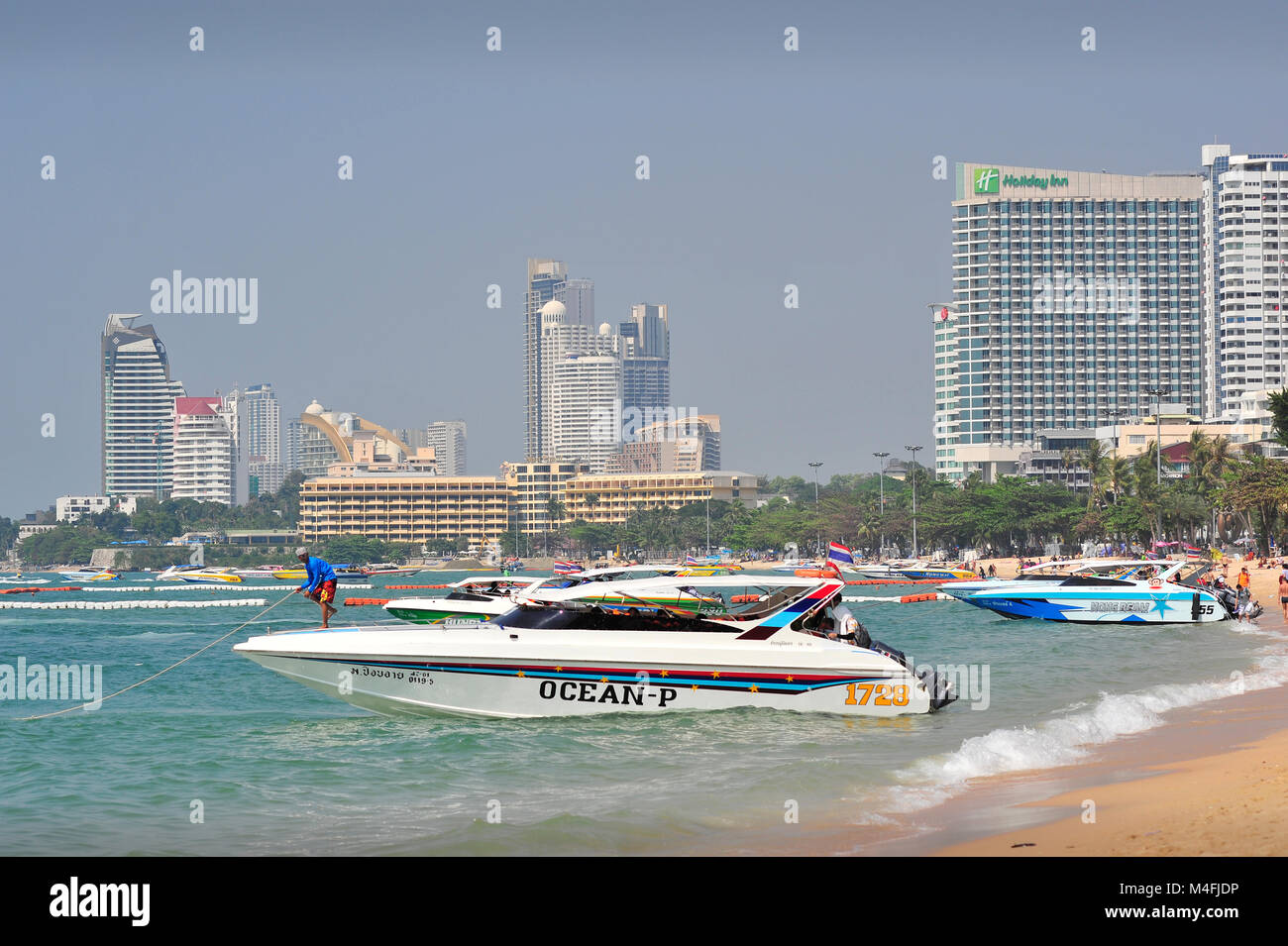 Strand von Pattaya Thailand Stockfoto