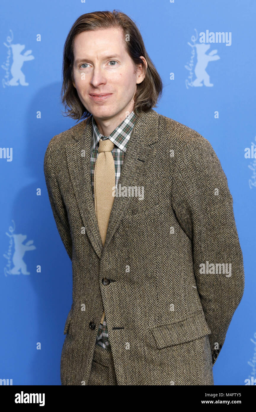 Wes Anderson während der "Isle of Dogs" fotoshooting an der 68. Internationalen Filmfestspiele Berlin/Berlinale 2018 im Hotel Grand Hyatt am 15. Februar in Berlin, Deutschland. | Verwendung weltweit/picture Alliance Stockfoto