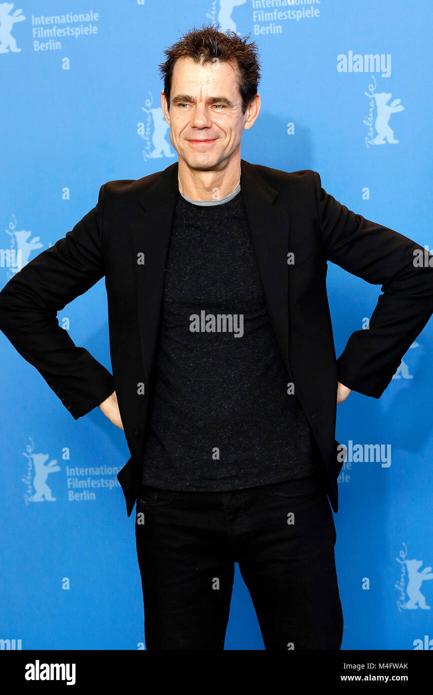 Tom Tykwer während der Jury phtocall auf der 68. Internationalen Filmfestspiele Berlin/Berlinale 2018 am 15. Februar in Berlin, Deutschland. Stockfoto
