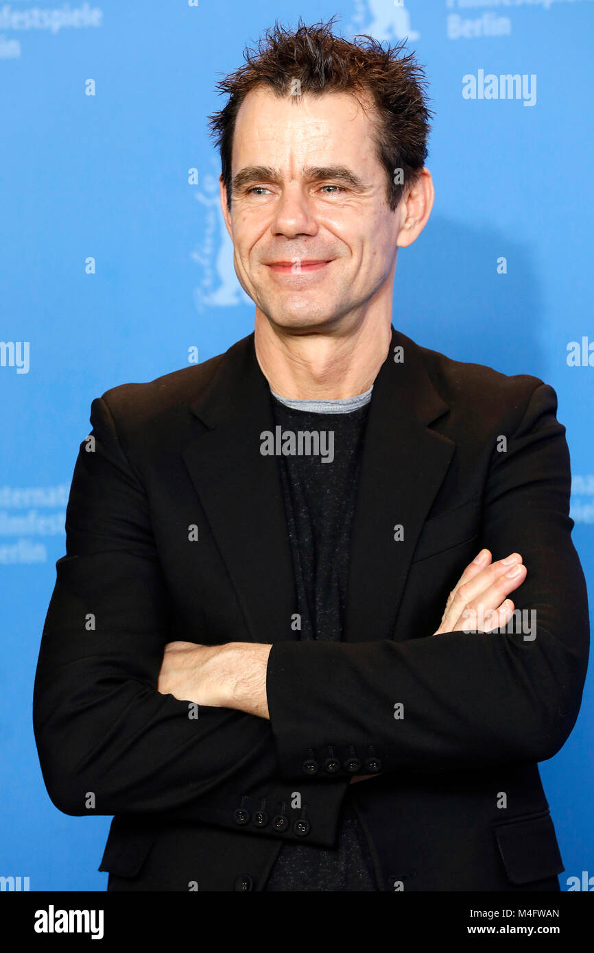 Tom Tykwer während der Jury phtocall auf der 68. Internationalen Filmfestspiele Berlin/Berlinale 2018 am 15. Februar in Berlin, Deutschland. Stockfoto