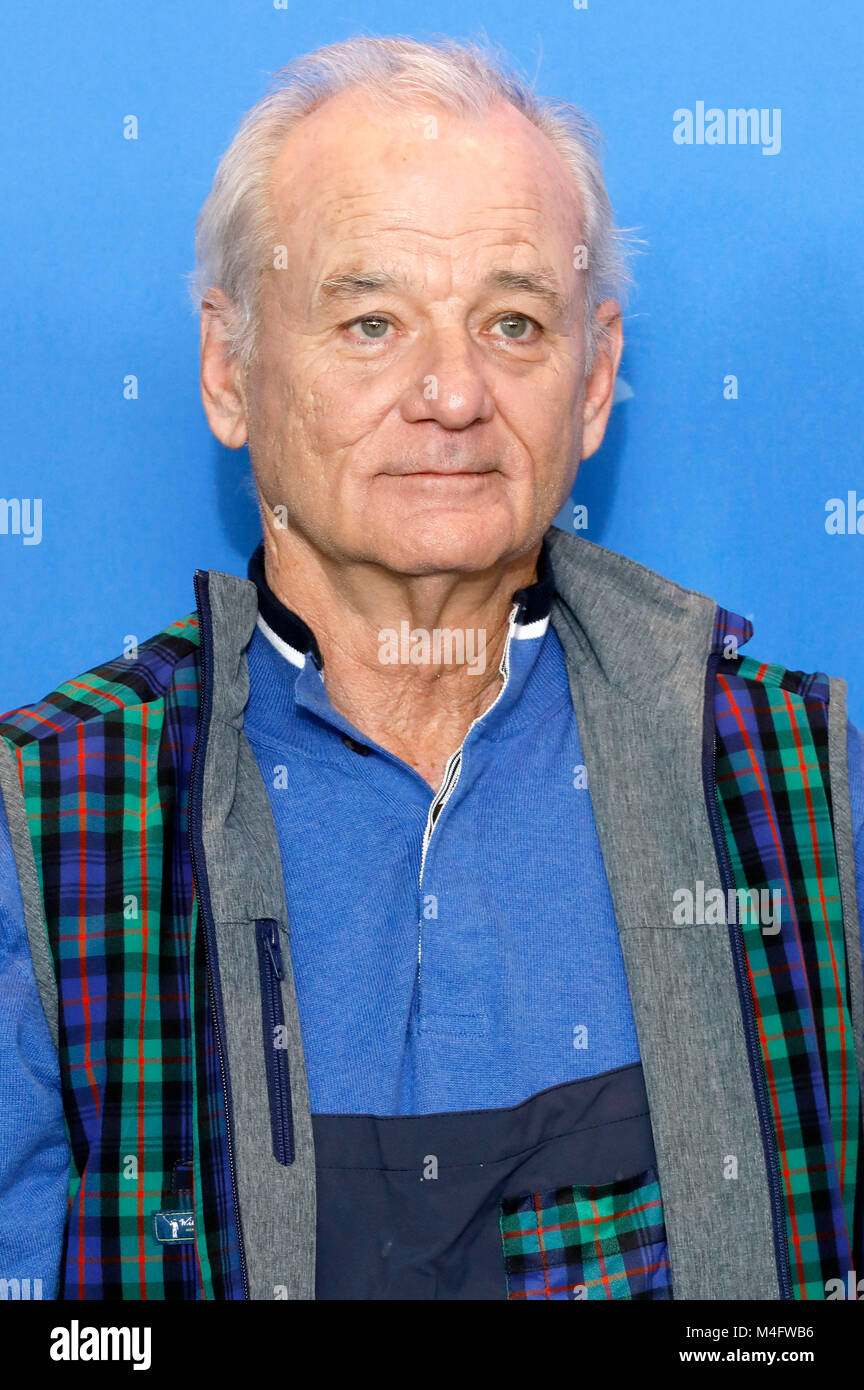 Bill Murray während der "Isle of Dogs" fotoshooting an der 68. Internationalen Filmfestspiele Berlin/Berlinale 2018 im Hotel Grand Hyatt am 15. Februar in Berlin, Deutschland. Stockfoto