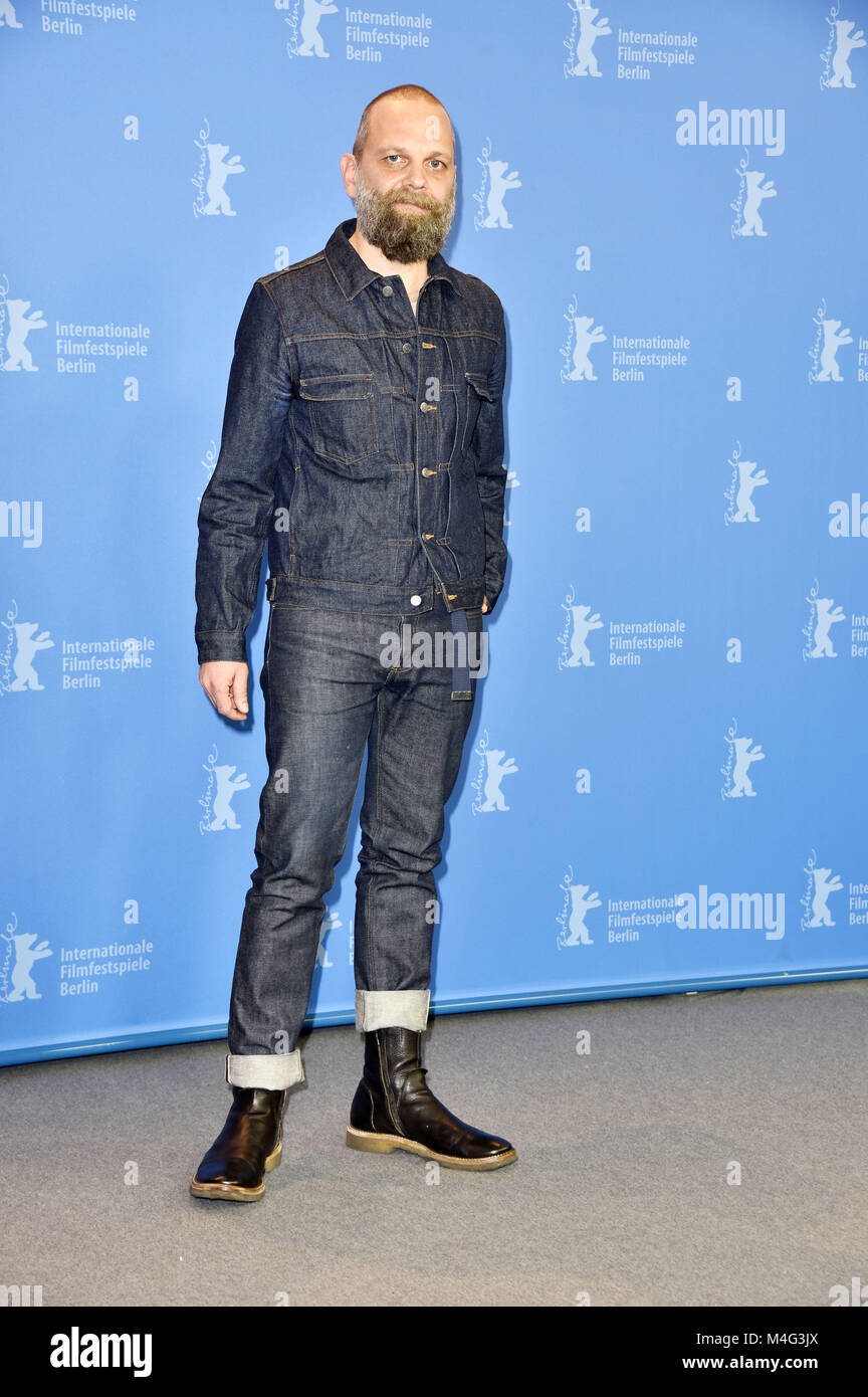 Berlin, Deutschland. 16 Feb, 2018. Wolfgang Fischer während der 'Styx' Fotoshooting an der 68. Internationalen Filmfestspiele Berlin/Berlinale 2018 am 16. Februar 2018 in Berlin, Deutschland. | Verwendung weltweit Quelle: dpa/Alamy leben Nachrichten Stockfoto