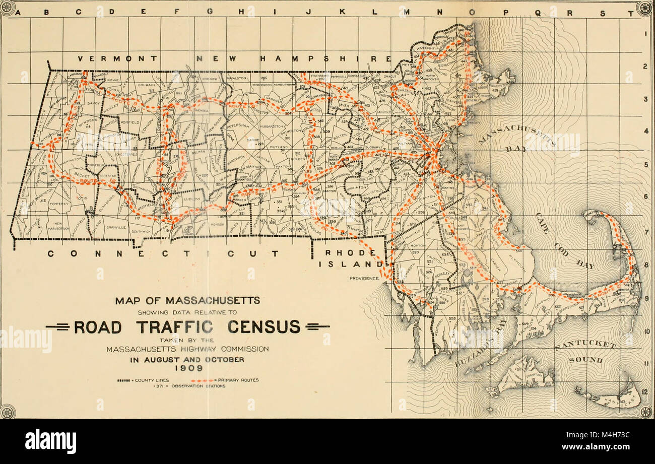 Jahresbericht des Massachusetts Highway Kommission (1909) (14569172290) Stockfoto