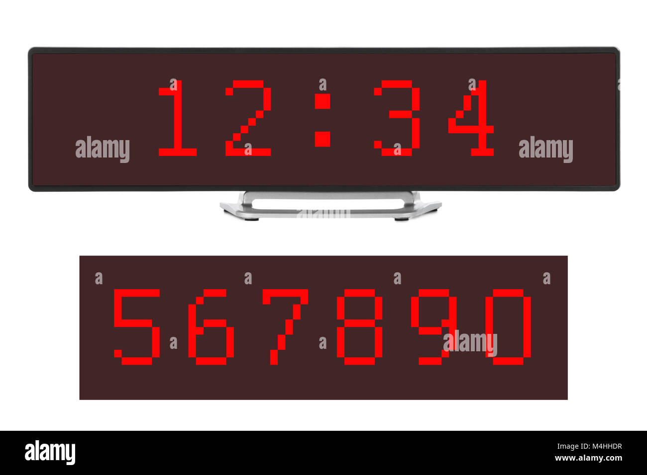 Digitaluhr Stockfoto