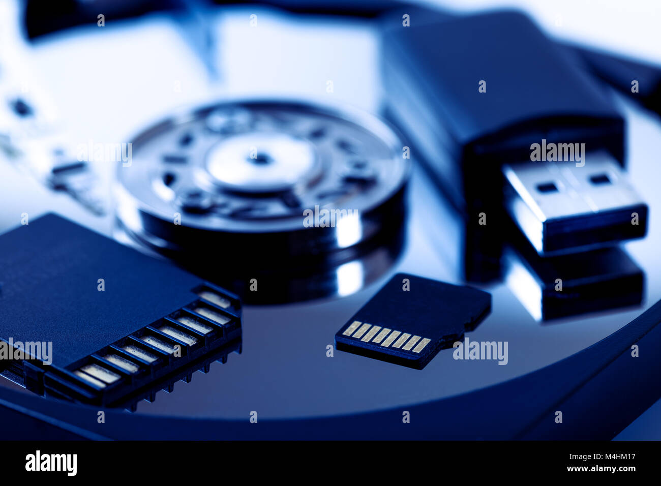 Daten-Speicher-devices Stockfoto