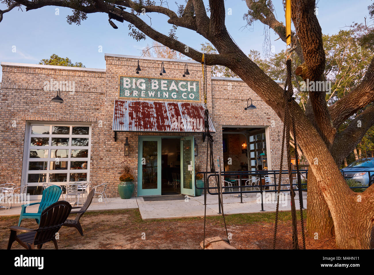 Große Strand Brewing Company, Gulf Shores, Alabama Stockfoto