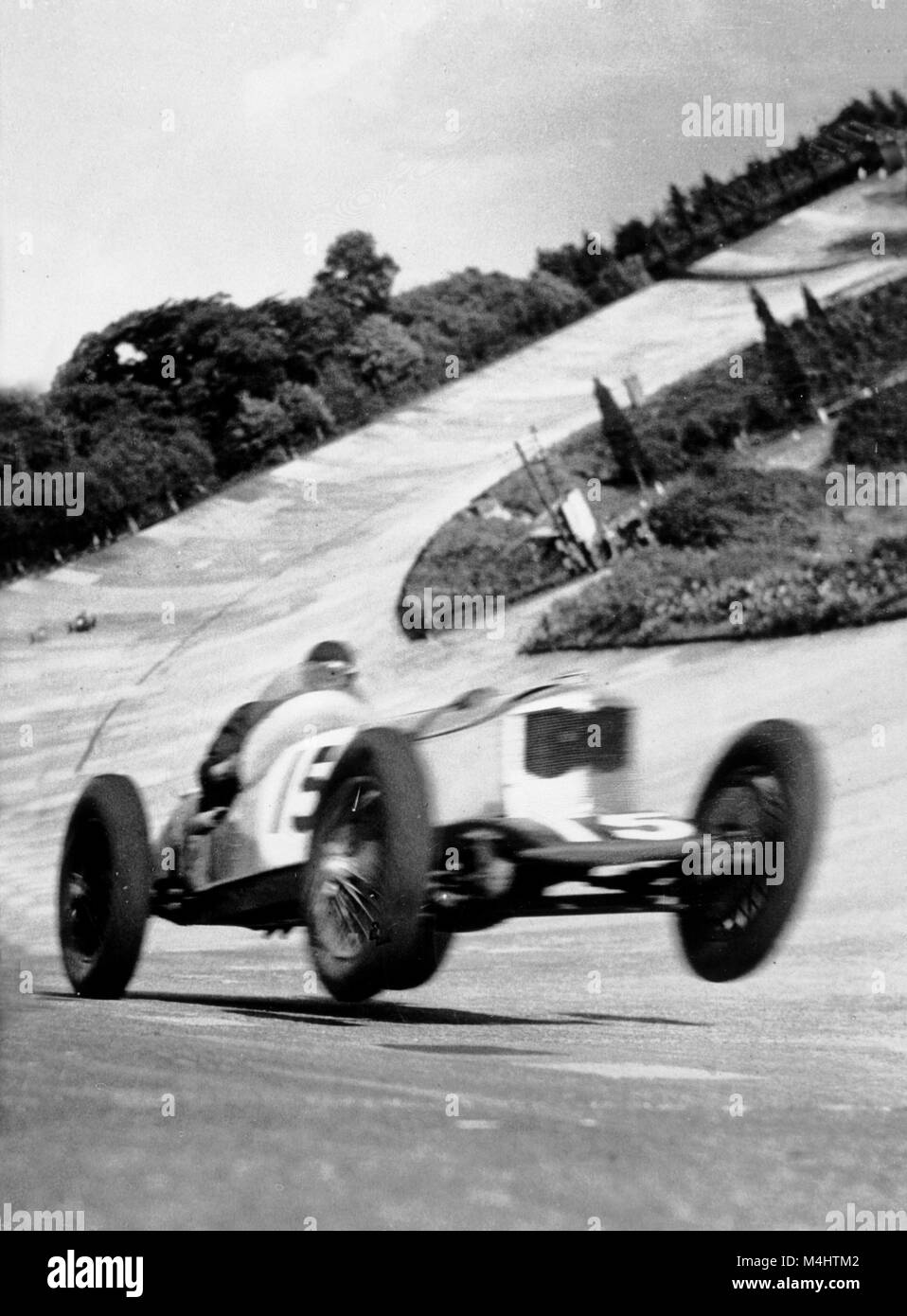 Motorsport, racing Auto an Auto Rennen, Ca. 1929, 1920er Jahre, dem genauen Ort unbekannt, Deutschland Stockfoto