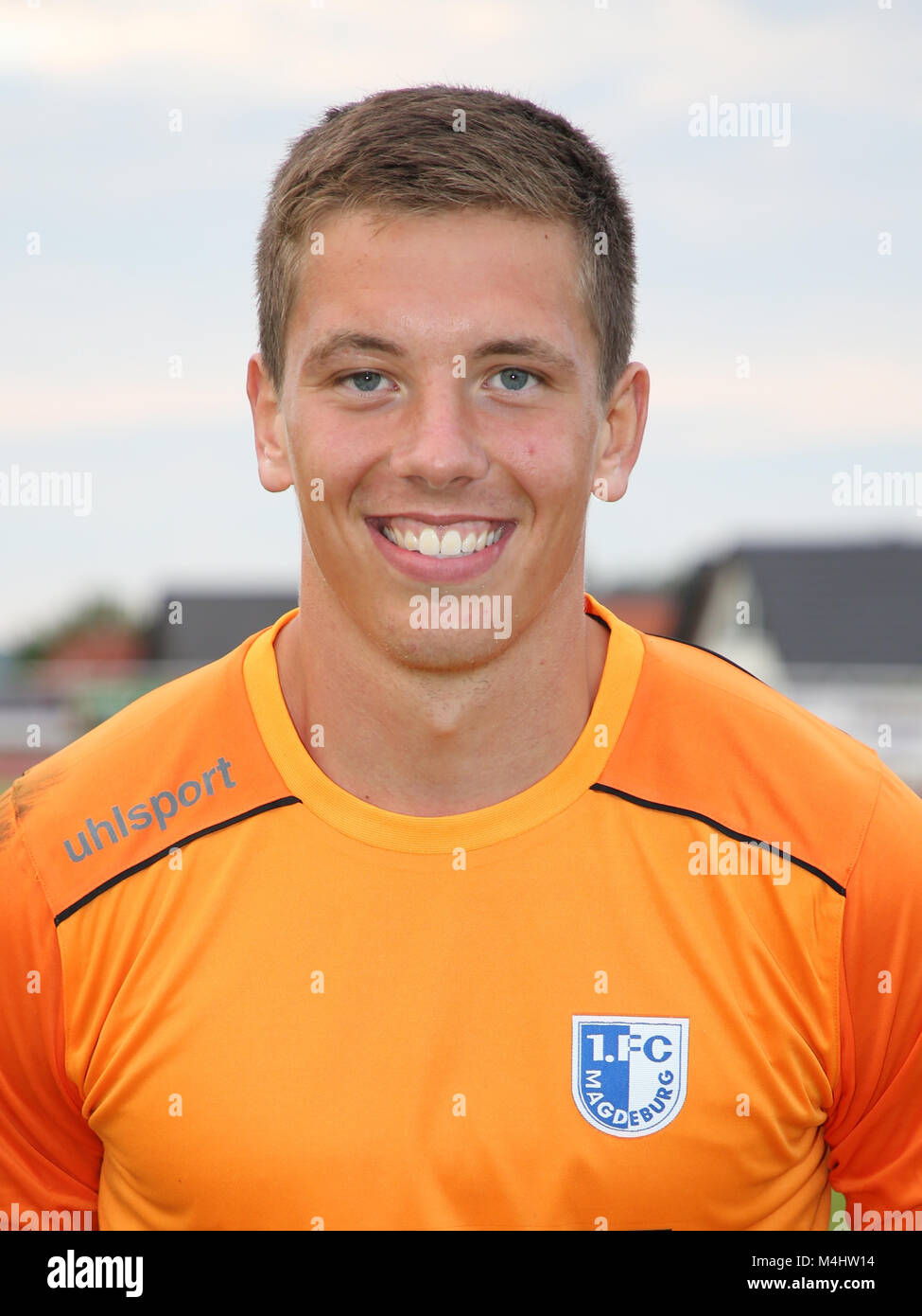 Torhüter Alexander Brunst (1.FC Magdeburg) Stockfoto