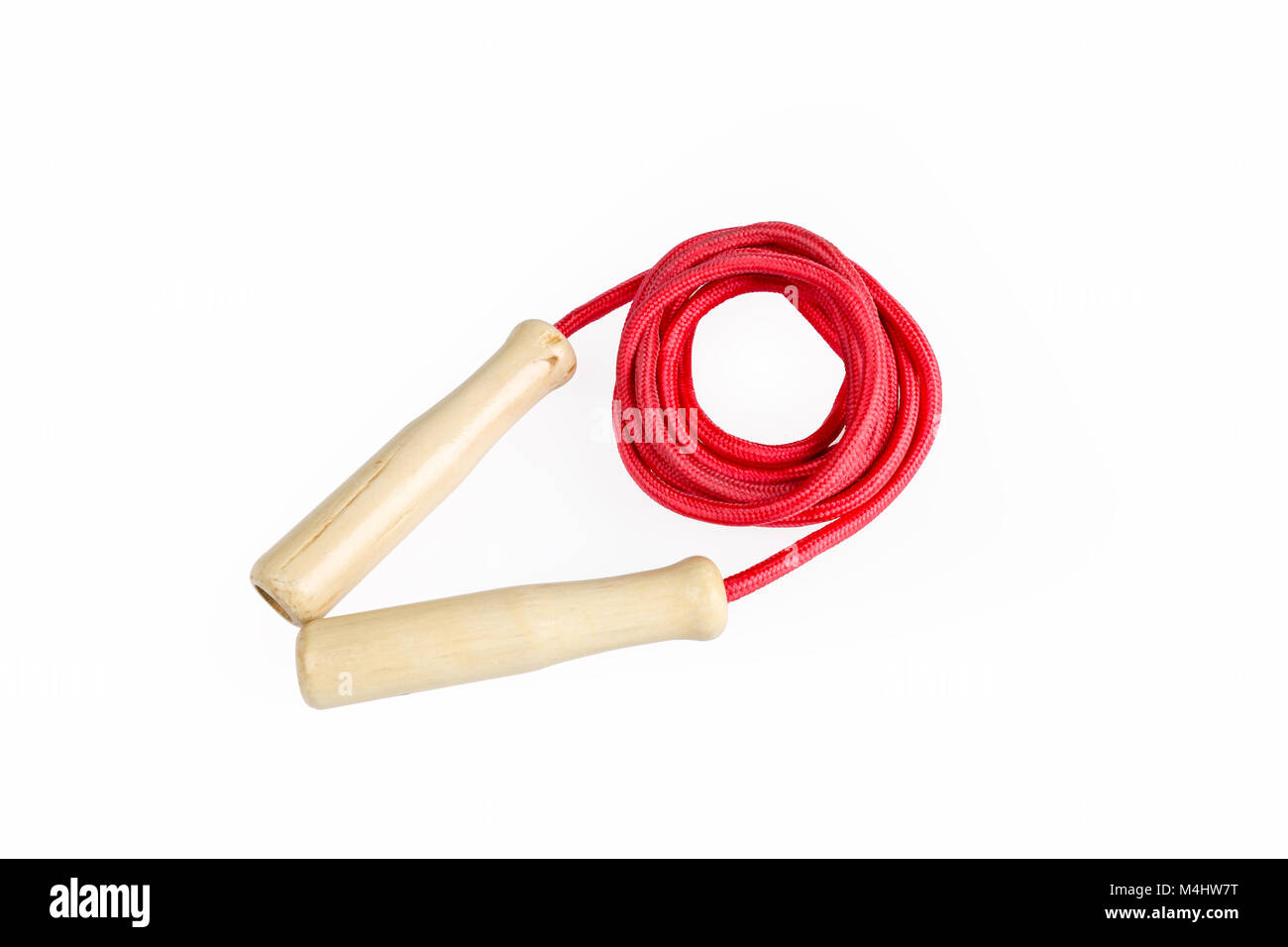 Red Rope Skipping Stockfoto