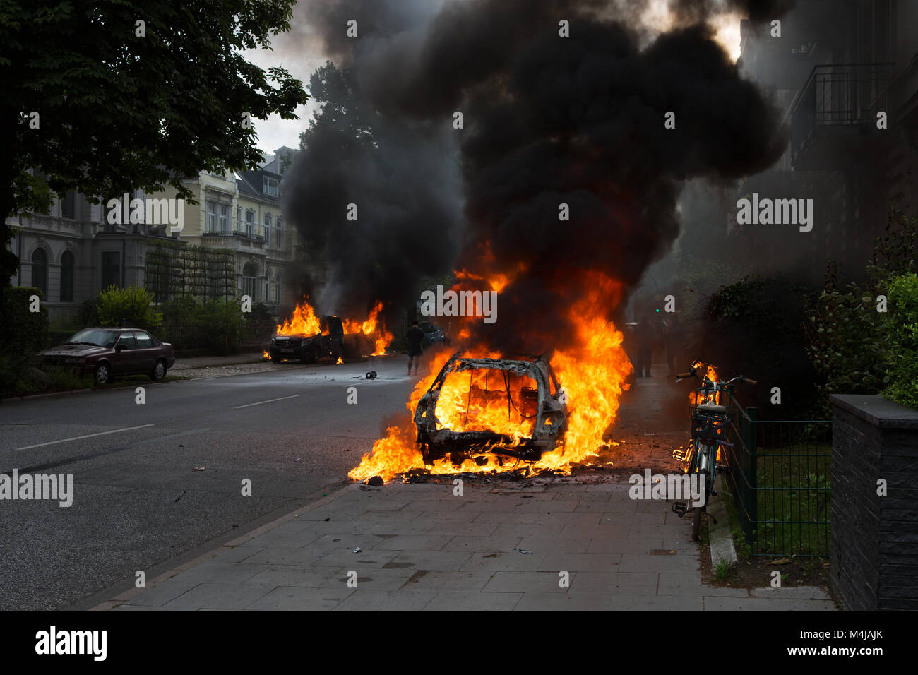 G20 in Hamburg. Stockfoto