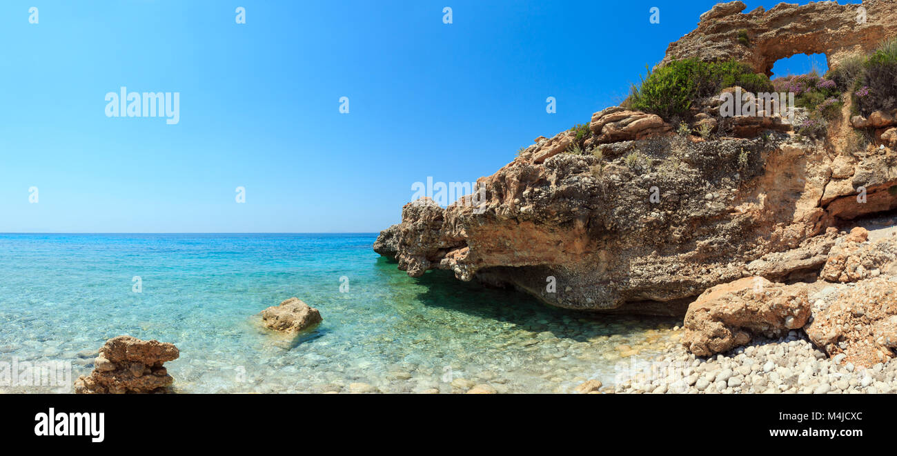 Drymades Strand, Albanien. Stockfoto