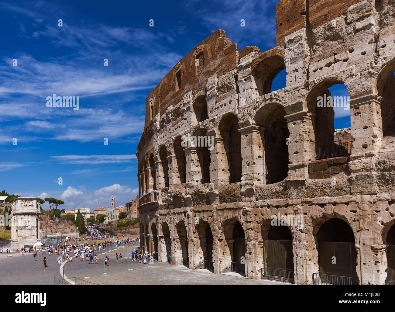 Kolosseum in Rom Italien Stockfoto