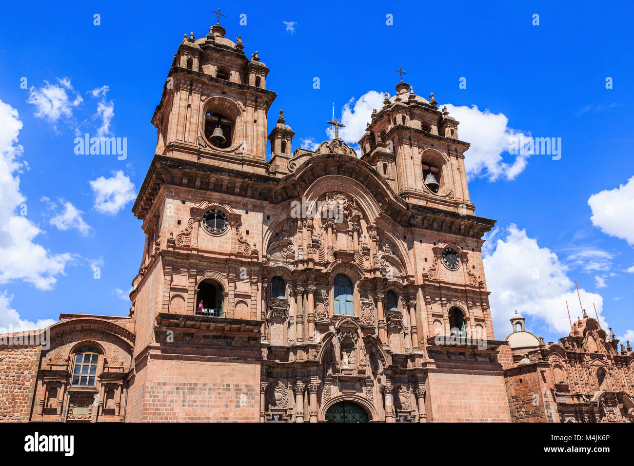 Kirche der Gesellschaft Jesu. Cusco, Peru. Stockfoto