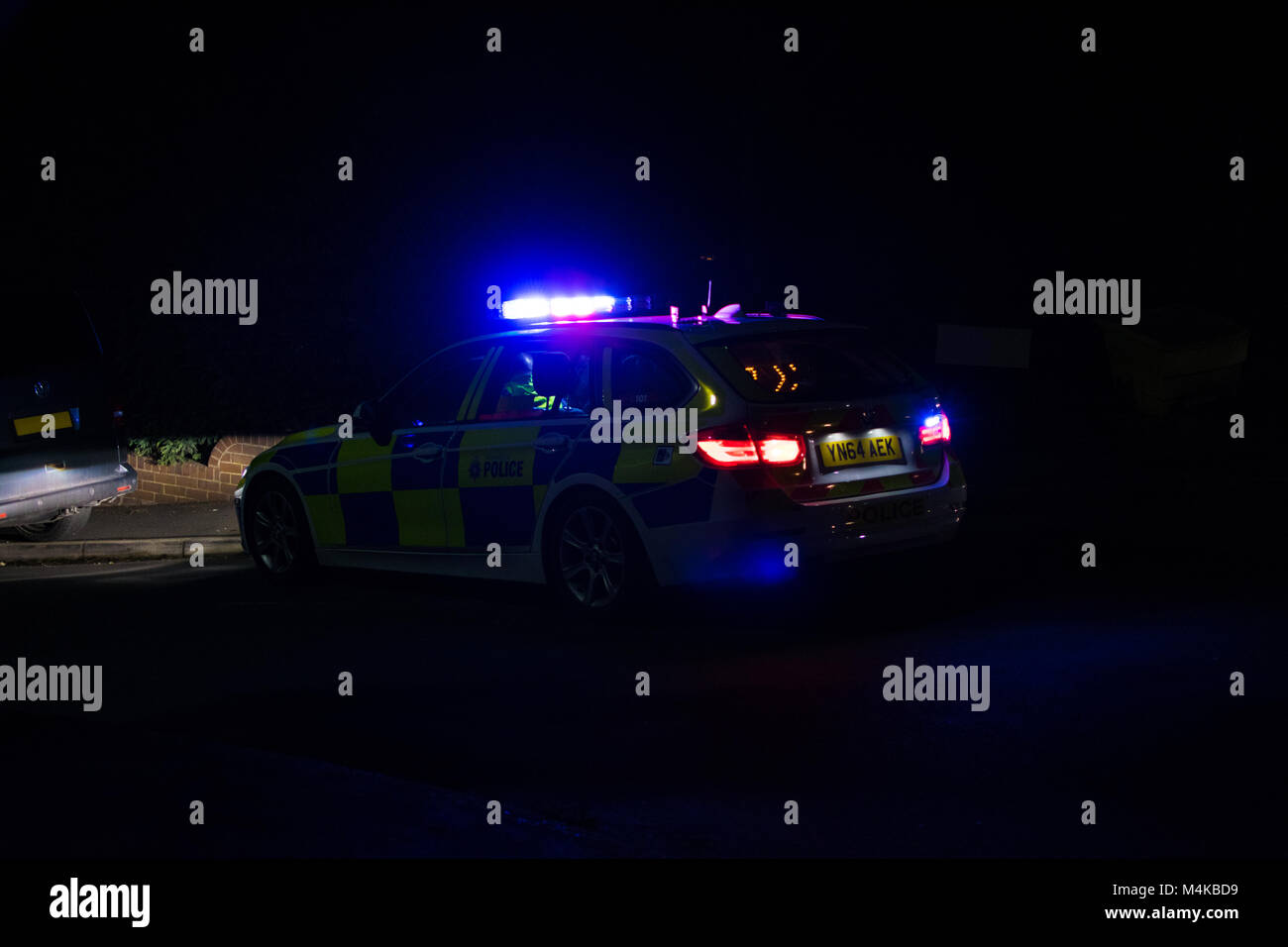South Yorkshire Police BMW 330D xDrive Straßen Polizei Einheit Stockfoto