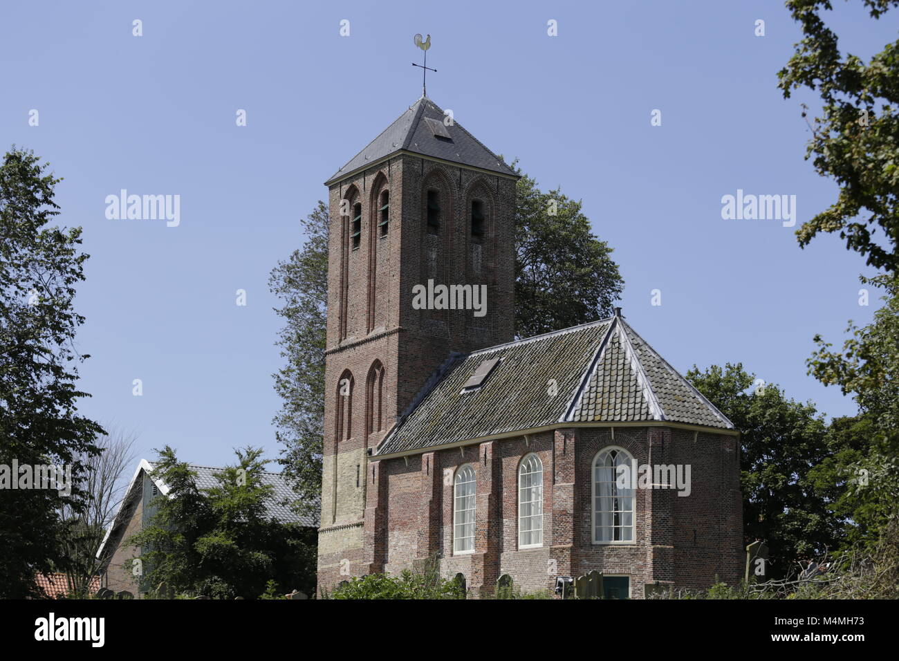 Kirche in Westerland die Niederlande Stockfoto